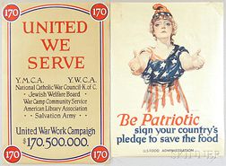 Two U.S. WWI Lithograph Posters